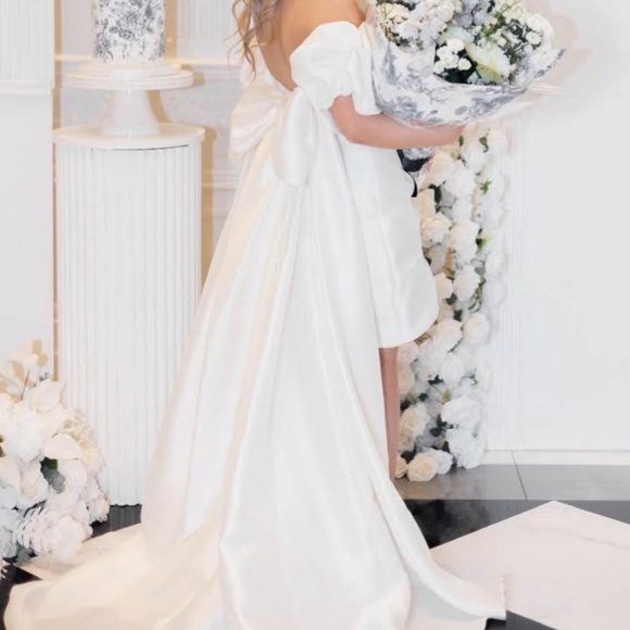 Ivory Bridal Shower Dress - Picture 3 of 7